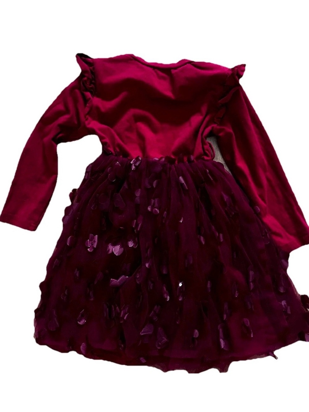 Adorable and Elegant red and Burgundy dress for girls